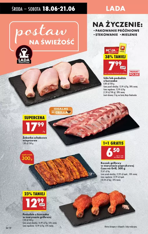 Biedronka - gazetka promocyjna Od środy, Z ladą tradycyjną od środy 18.06 do wtorku 24.06 - strona 28