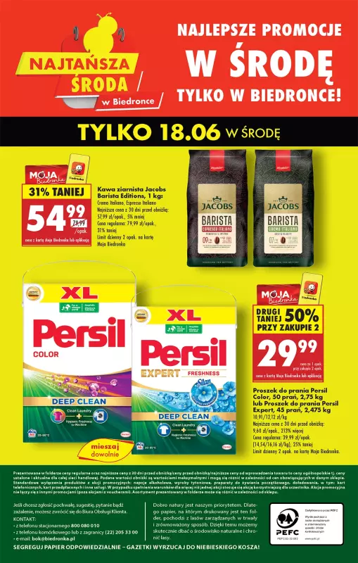 Biedronka - gazetka promocyjna Od środy, Z ladą tradycyjną od środy 18.06 do wtorku 24.06 - strona 72