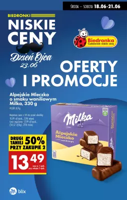 Biedronka - gazetka promocyjna Oferty i promocje na Dzień Ojca! od środy 18.06 do soboty 21.06