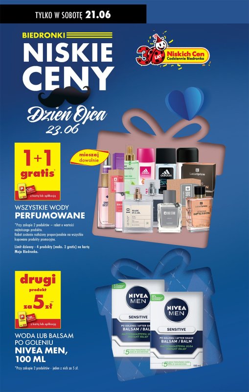 Biedronka - gazetka promocyjna Oferty i promocje na Dzień Ojca! od środy 18.06 do soboty 21.06 - strona 4