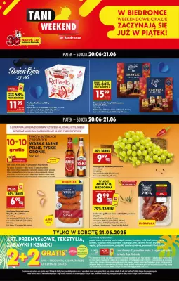 Biedronka - gazetka promocyjna Tani Weekend od piątku 20.06 do soboty 21.06