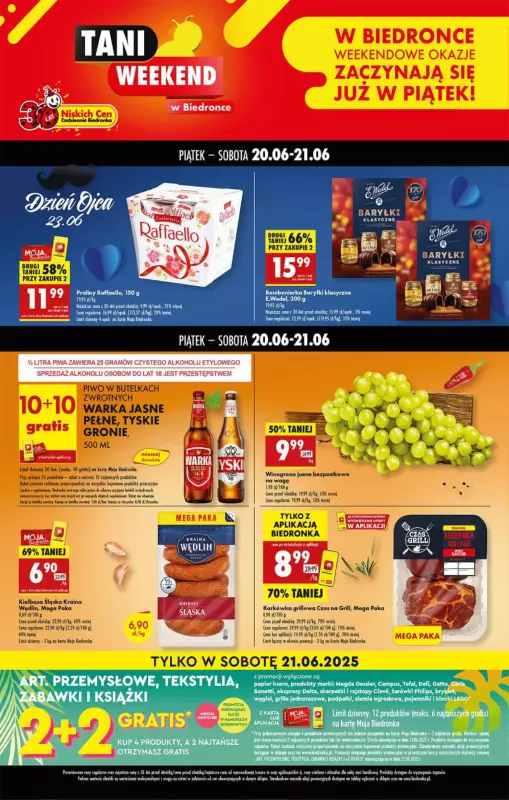 Biedronka - gazetka promocyjna Tani Weekend  
