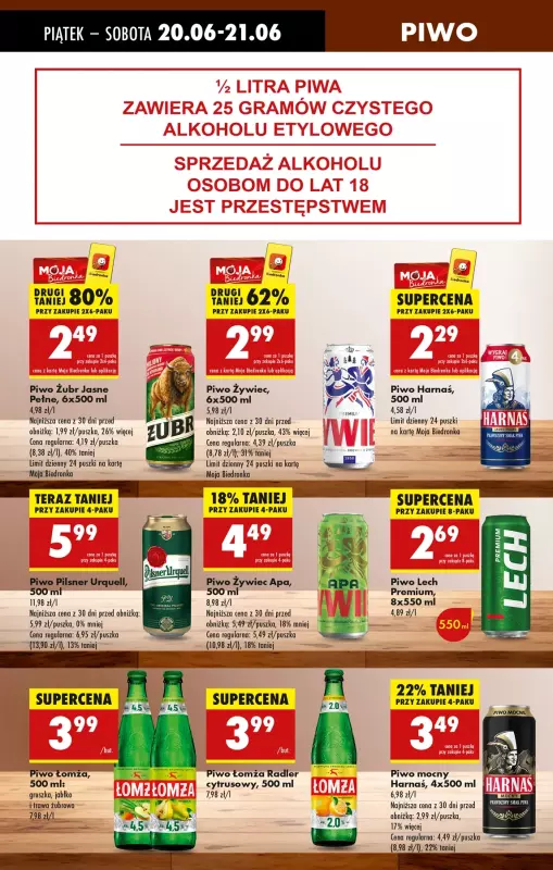 Biedronka - gazetka promocyjna Od środy od środy 18.06 do wtorku 24.06 - strona 60