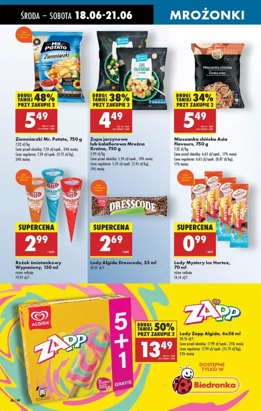 Biedronka - gazetka promocyjna Od środy od środy 18.06 do wtorku 24.06 - strona 52