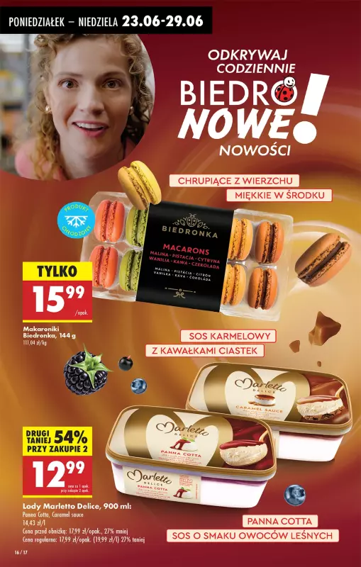 Biedronka - gazetka promocyjna Od poniedziałku od poniedziałku 23.06 do niedzieli 29.06 - strona 16