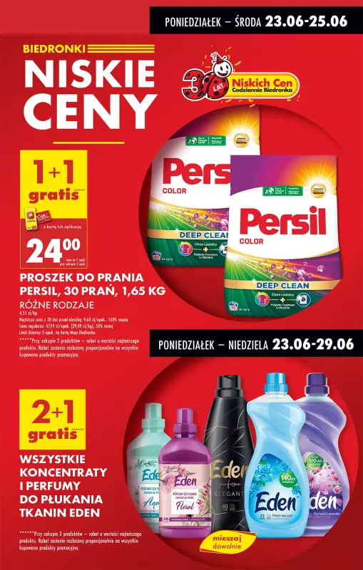 Biedronka - gazetka promocyjna Od poniedziałku od poniedziałku 23.06 do niedzieli 29.06 - strona 13