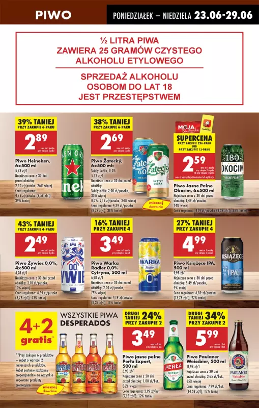 Biedronka - gazetka promocyjna Od poniedziałku od poniedziałku 23.06 do niedzieli 29.06 - strona 57