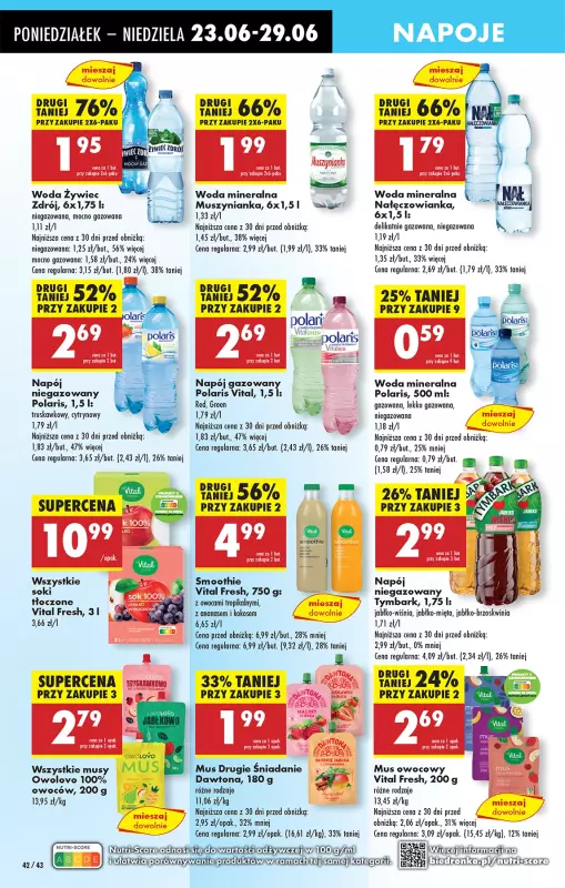 Biedronka - gazetka promocyjna Od poniedziałku od poniedziałku 23.06 do niedzieli 29.06 - strona 54