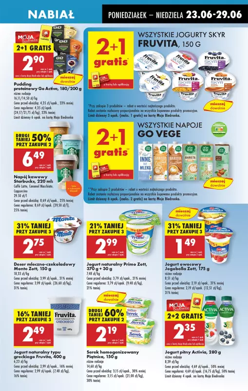 Biedronka - gazetka promocyjna Od poniedziałku od poniedziałku 23.06 do niedzieli 29.06 - strona 35
