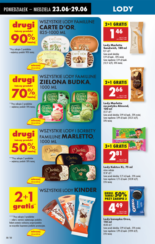 Biedronka - gazetka promocyjna Od poniedziałku, Z ladą tradycyjną od poniedziałku 23.06 do niedzieli 29.06 - strona 36