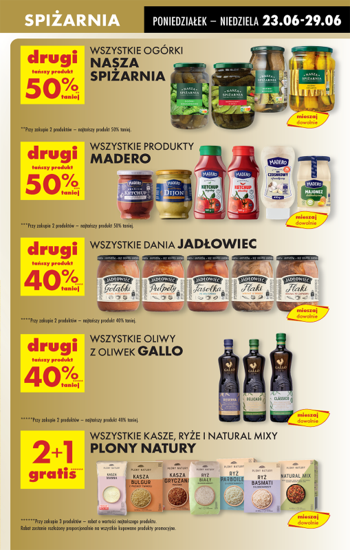 Biedronka - gazetka promocyjna Od poniedziałku, Z ladą tradycyjną od poniedziałku 23.06 do niedzieli 29.06 - strona 39