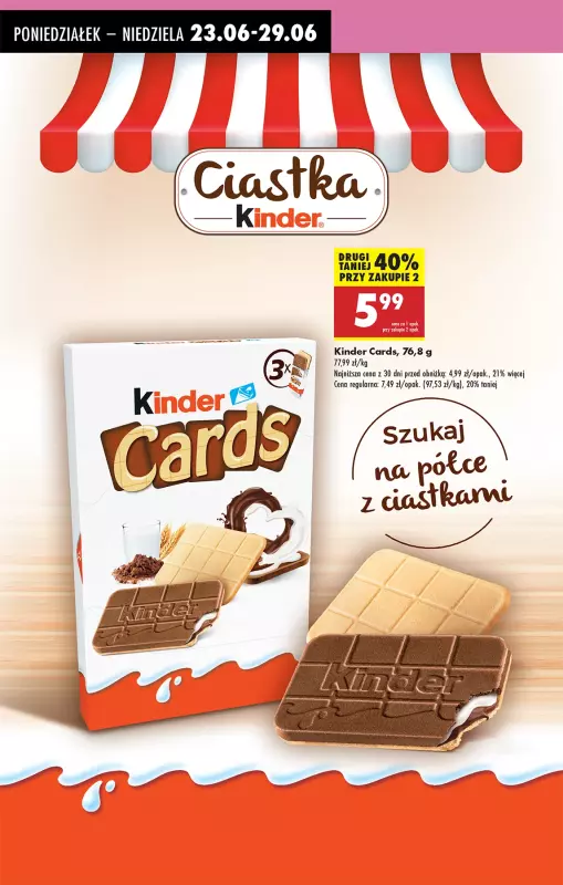 Biedronka - gazetka promocyjna Od poniedziałku, Z ladą tradycyjną od poniedziałku 23.06 do niedzieli 29.06 - strona 46