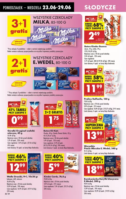 Biedronka - gazetka promocyjna Od poniedziałku, Z ladą tradycyjną od poniedziałku 23.06 do niedzieli 29.06 - strona 42