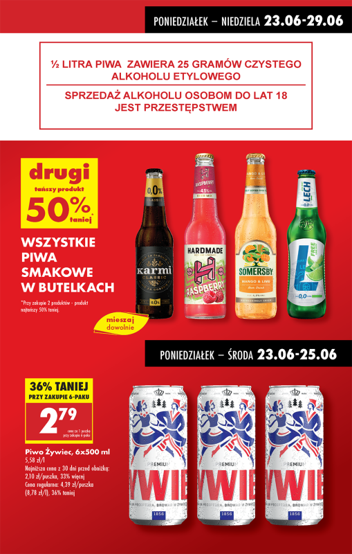 Biedronka - gazetka promocyjna Od poniedziałku, Z ladą tradycyjną od poniedziałku 23.06 do niedzieli 29.06 - strona 11
