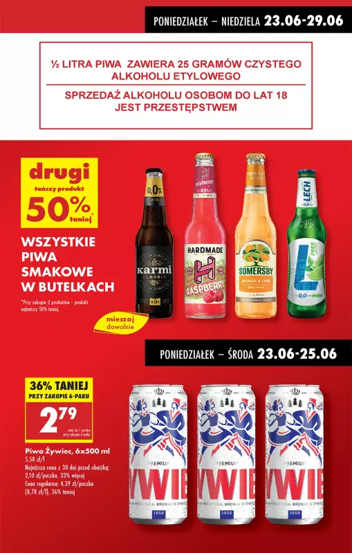 Biedronka - gazetka promocyjna Od poniedziałku, Z ladą tradycyjną od poniedziałku 23.06 do niedzieli 29.06 - strona 11