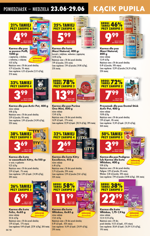 Biedronka - gazetka promocyjna Od poniedziałku, Z ladą tradycyjną od poniedziałku 23.06 do niedzieli 29.06 - strona 66
