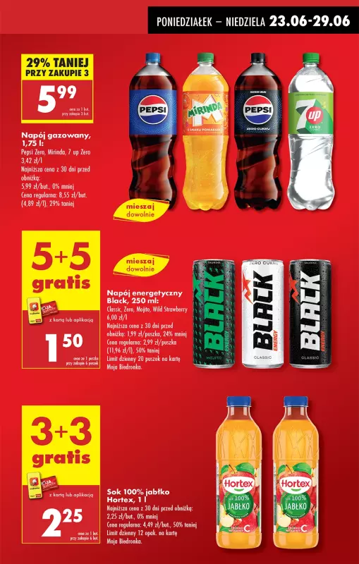 Biedronka - gazetka promocyjna Od poniedziałku, Z ladą tradycyjną od poniedziałku 23.06 do niedzieli 29.06 - strona 7