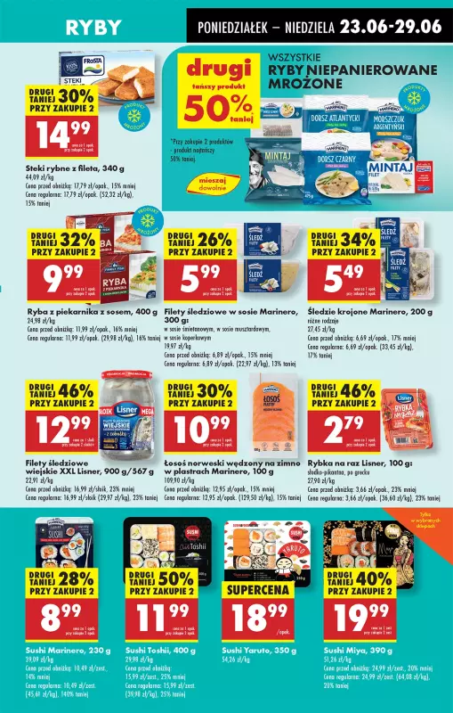 Biedronka - gazetka promocyjna Od poniedziałku, Z ladą tradycyjną od poniedziałku 23.06 do niedzieli 29.06 - strona 29