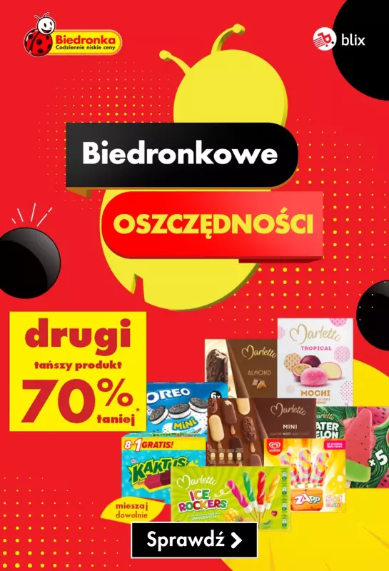 Biedronka - gazetka promocyjna Biedronkowe oszczędności  