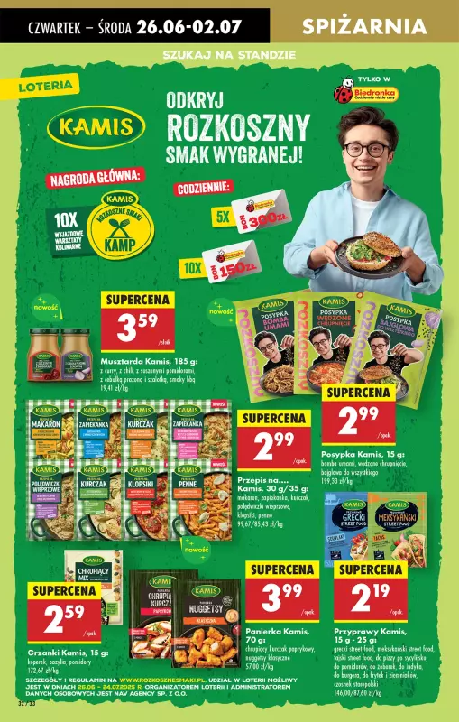 Biedronka - gazetka promocyjna Od czwartku od czwartku 26.06 do środy 02.07 - strona 40