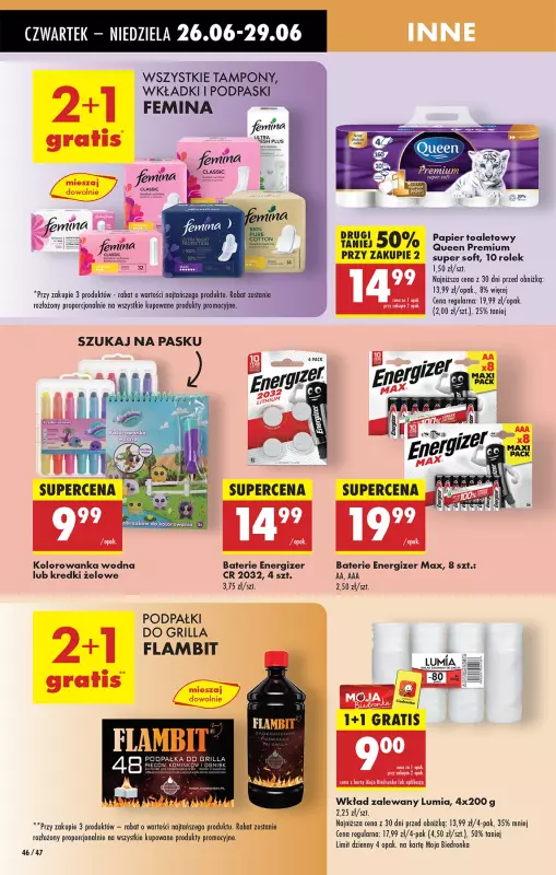 Biedronka - gazetka promocyjna Od czwartku od czwartku 26.06 do środy 02.07 - strona 60