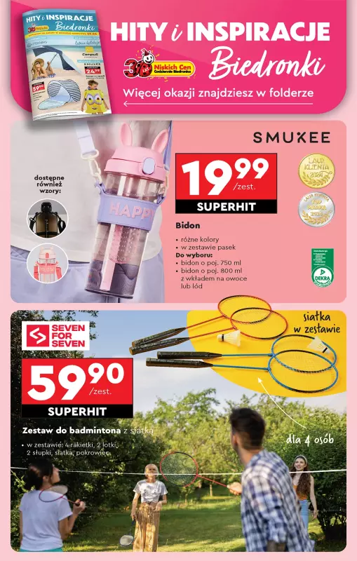 Biedronka - gazetka promocyjna Od czwartku od czwartku 26.06 do środy 02.07 - strona 62