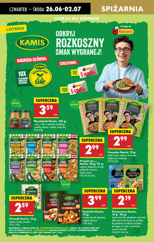 Biedronka - gazetka promocyjna Od czwartku, Z ladą tradycyjną od czwartku 26.06 do środy 02.07 - strona 40
