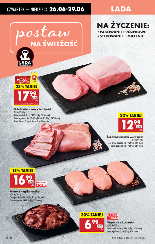 Biedronka - gazetka promocyjna Od czwartku, Z ladą tradycyjną od czwartku 26.06 do środy 02.07 - strona 28