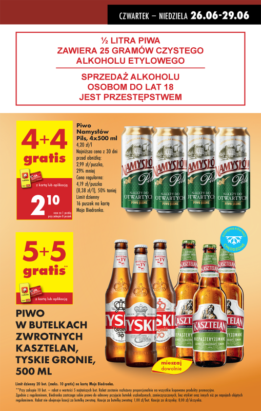 Biedronka - gazetka promocyjna Od czwartku, Z ladą tradycyjną od czwartku 26.06 do środy 02.07 - strona 9