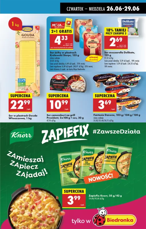 Biedronka - gazetka promocyjna Od czwartku, Z ladą tradycyjną od czwartku 26.06 do środy 02.07 - strona 39