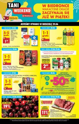 Biedronka - gazetka promocyjna Tani Weekend od piątku 27.06 do niedzieli 29.06