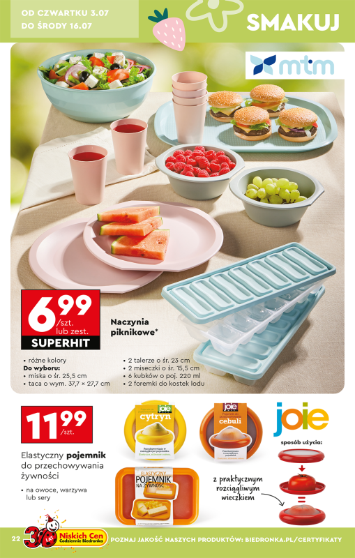Biedronka - gazetka promocyjna Okazje tygodnia od poniedziałku 30.06 do środy 16.07 - strona 24