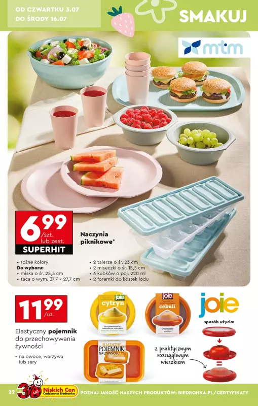 Biedronka - gazetka promocyjna Okazje tygodnia od poniedziałku 30.06 do środy 16.07 - strona 24