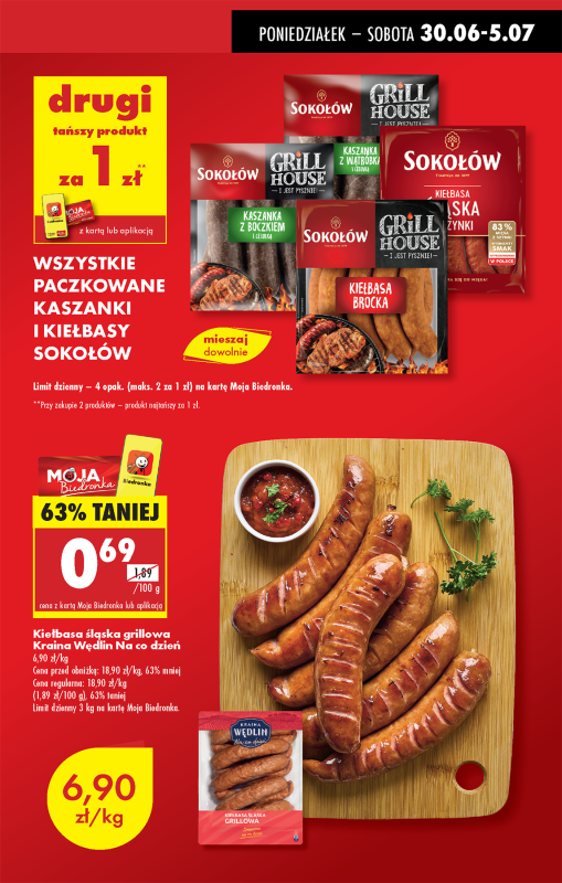 Biedronka - gazetka promocyjna Od poniedziałku, Z ladą tradycyjną od poniedziałku 30.06 do niedzieli 06.07 - strona 13