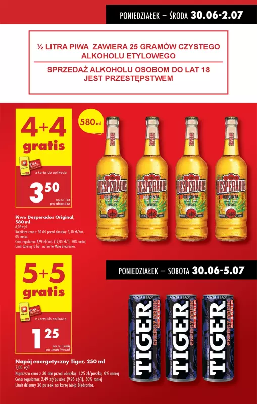 Biedronka - gazetka promocyjna Od poniedziałku, Z ladą tradycyjną od poniedziałku 30.06 do niedzieli 06.07 - strona 17