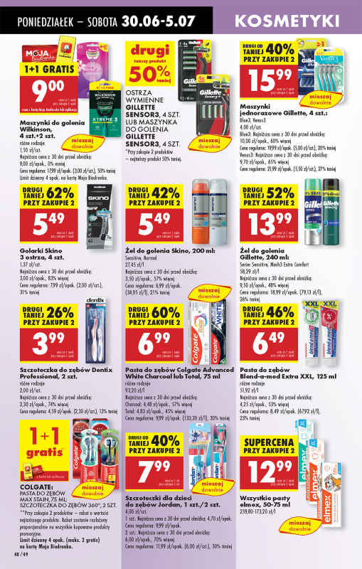 Biedronka - gazetka promocyjna Od poniedziałku, Z ladą tradycyjną od poniedziałku 30.06 do niedzieli 06.07 - strona 62
