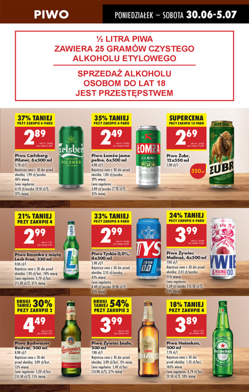Biedronka - gazetka promocyjna Od poniedziałku, Z ladą tradycyjną od poniedziałku 30.06 do niedzieli 06.07 - strona 59