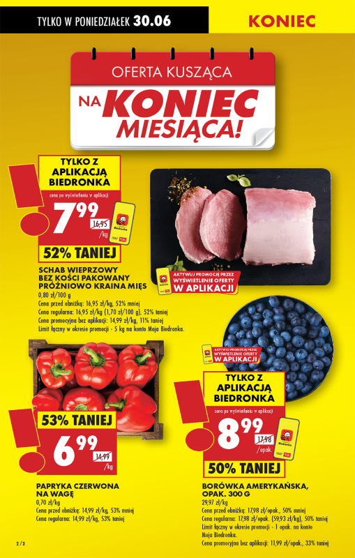 Biedronka - gazetka promocyjna Od poniedziałku, Z ladą tradycyjną od poniedziałku 30.06 do niedzieli 06.07 - strona 4