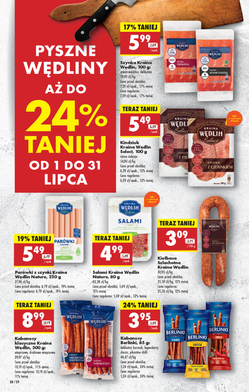 Biedronka - gazetka promocyjna Od poniedziałku, Z ladą tradycyjną od poniedziałku 30.06 do niedzieli 06.07 - strona 38