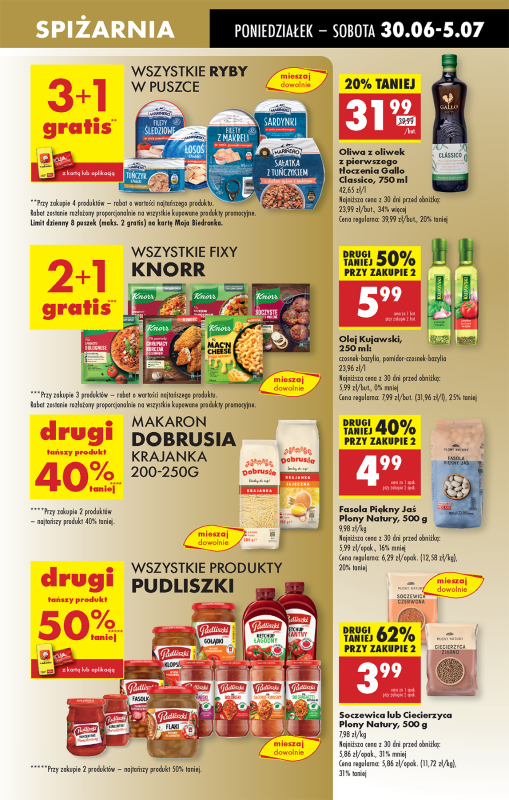 Biedronka - gazetka promocyjna Od poniedziałku, Z ladą tradycyjną od poniedziałku 30.06 do niedzieli 06.07 - strona 47