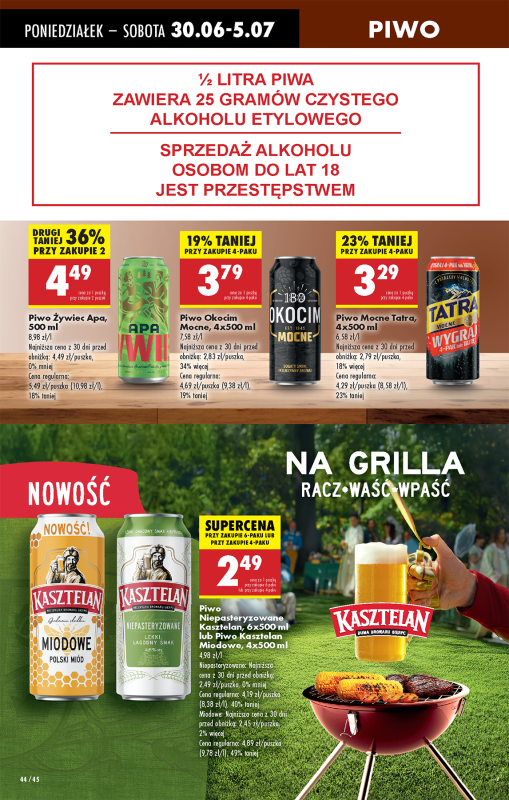 Biedronka - gazetka promocyjna Od poniedziałku, Z ladą tradycyjną od poniedziałku 30.06 do niedzieli 06.07 - strona 58