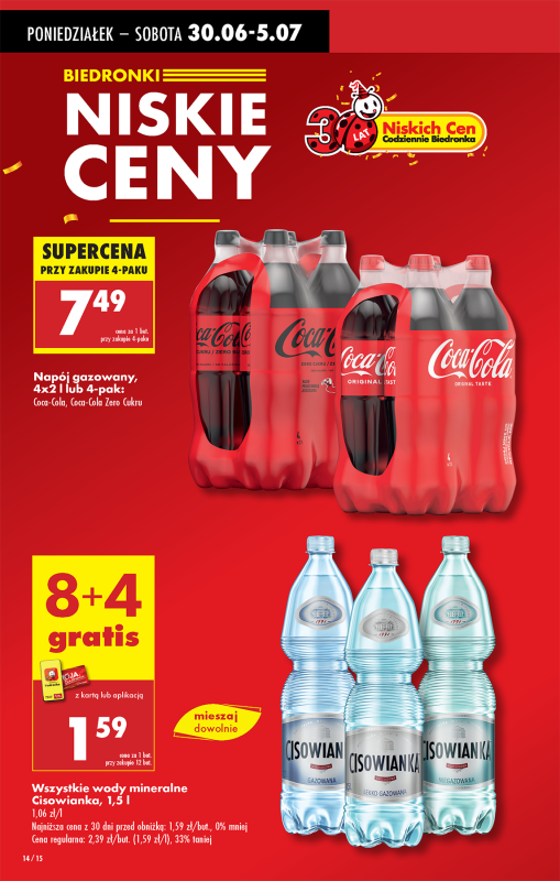Biedronka - gazetka promocyjna Od poniedziałku, Z ladą tradycyjną od poniedziałku 30.06 do niedzieli 06.07 - strona 16