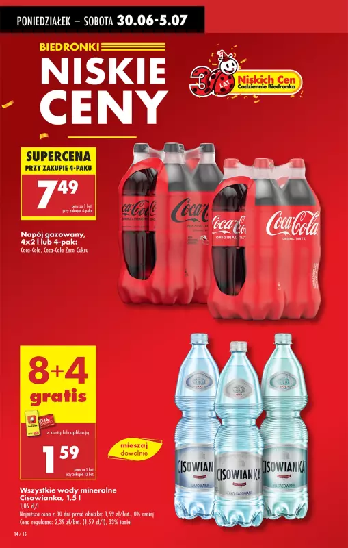 Biedronka - gazetka promocyjna Od poniedziałku, Z ladą tradycyjną od poniedziałku 30.06 do niedzieli 06.07 - strona 16