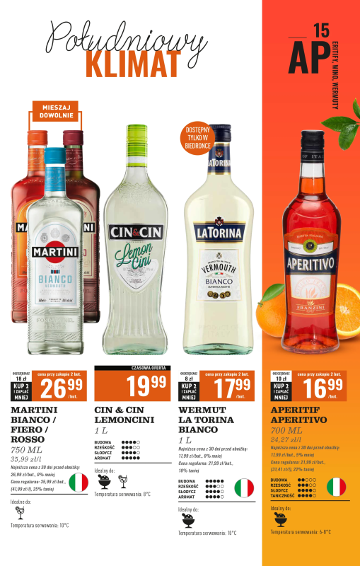 Biedronka - gazetka promocyjna Czas na toast od poniedziałku 30.06 do soboty 12.07 - strona 15