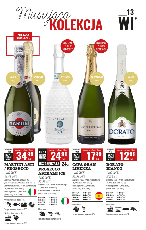 Biedronka - gazetka promocyjna Czas na toast od poniedziałku 30.06 do soboty 12.07 - strona 13
