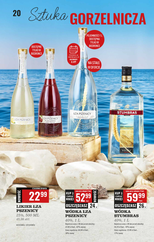 Biedronka - gazetka promocyjna Czas na toast od poniedziałku 30.06 do soboty 12.07 - strona 20