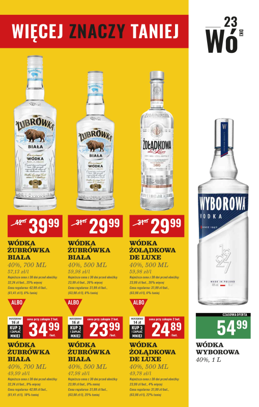 Biedronka - gazetka promocyjna Czas na toast od poniedziałku 30.06 do soboty 12.07 - strona 23