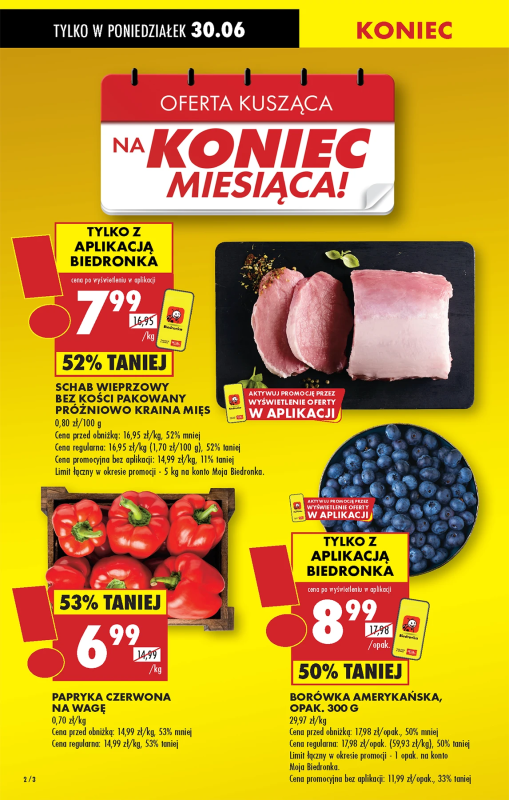 Biedronka - gazetka promocyjna Od poniedziałku od poniedziałku 30.06 do niedzieli 06.07 - strona 4