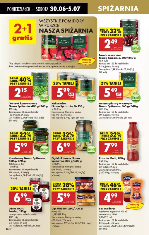 Biedronka - gazetka promocyjna Od poniedziałku od poniedziałku 30.06 do niedzieli 06.07 - strona 50