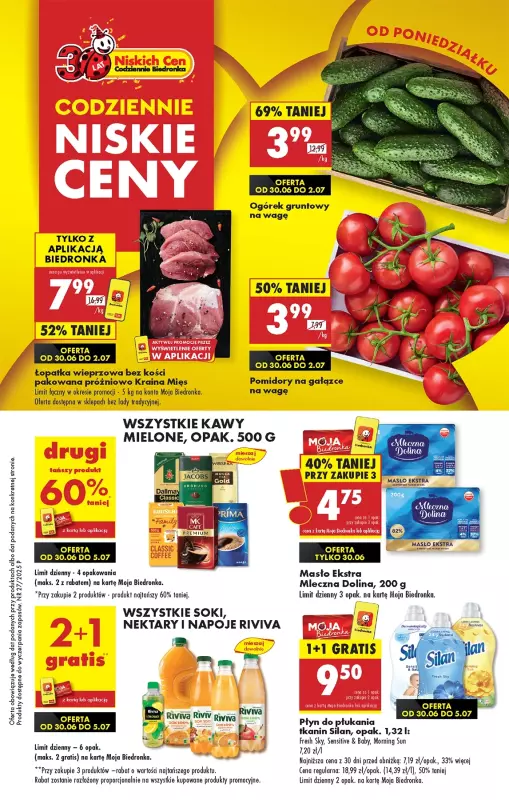 Biedronka - gazetka promocyjna Od poniedziałku  